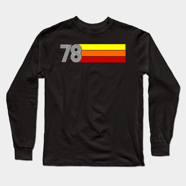 Retro 1978 Styleuniversal Long Sleeve T-Shirt by Styleuniversal